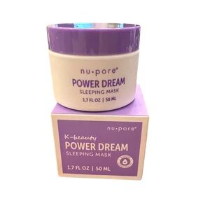 Nu Pore Power Dream Sleeping Mask‎ 1.7 oz K-Beauty Cruelty Free Overnight Gel
